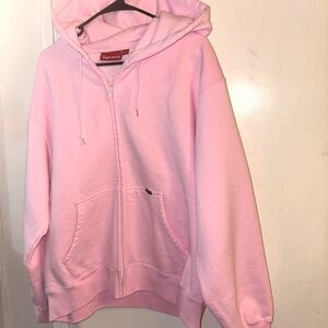 Supreme pink hoodie